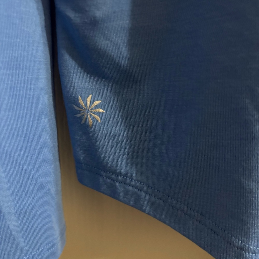 Athleta Blue Long Sleeve Tee - Picture 4 of 4